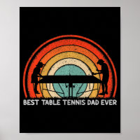 Mens Retro Style Vintag Best Table Tennis Vater Ev