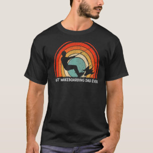 Mens Retro Style Vintag Best Wakeboarding Vater Ev T-Shirt