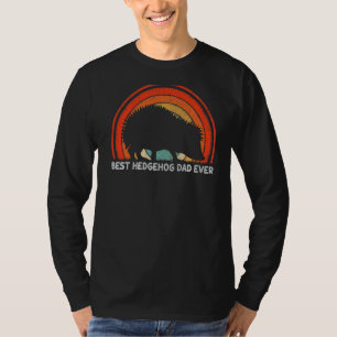 Mens Retro Style Vintag Bester Igel Vater je FG T-Shirt