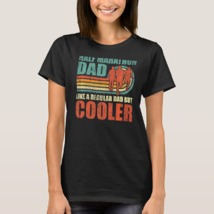 Mens Retro Style Vintag Halbmarathon Vater Vater' T-Shirt