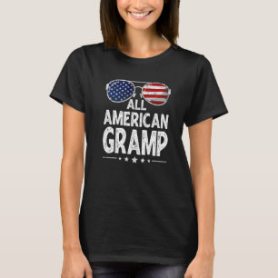 Mens Retro Vatertagsfamilie ganz amerikanischer Gr T-Shirt