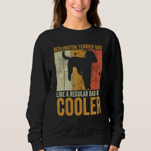 Mens Retro Vathers Day Bedlington Terrier Vater Do Sweatshirt