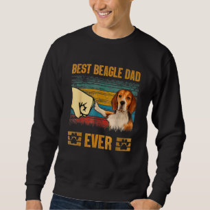 Mens Retro Vintag Best Beagle Vater Ever Fathers D Sweatshirt