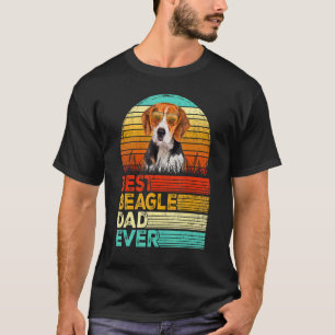 Mens Retro Vintag Best Beagle Vater Ever Fathers D T-Shirt