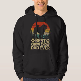 Mens Retro Vintag Best Chow Chow Vater je Vater' Hoodie