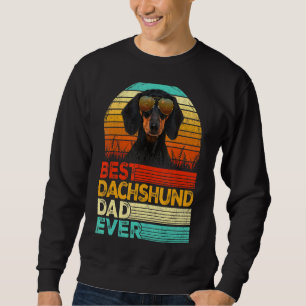 Mens Retro Vintag Beste Dackel Vater je Väter Sweatshirt