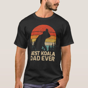 Mens Retro Vintag Bester Koala Vater je Vater's Da T-Shirt