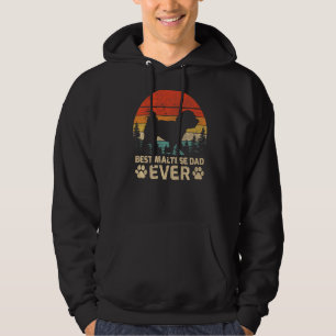 Mens Retro Vintag Bester maltesischer Vater je Vat Hoodie
