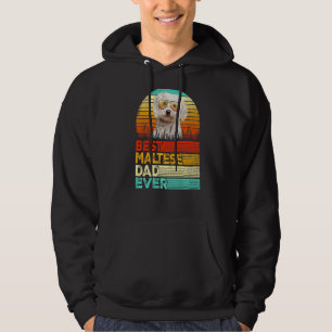 Mens Retro Vintag Bester maltesischer Vater je Vät Hoodie