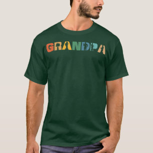 Mens Retro Vintager Kaffee Großvater Großartiger G T-Shirt