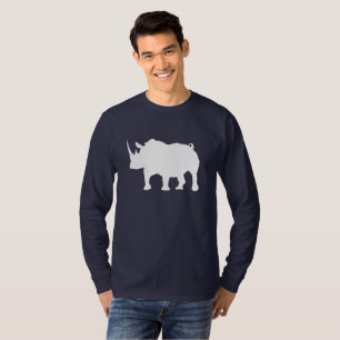 Mens Rhino Langarm-Shirt T-Shirt