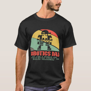 Mens Robotics Vater AI Roboter Engineering Enginee T-Shirt
