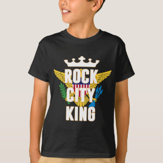 Mens Rock City King St. Thomas United Staaten Virg T-Shirt