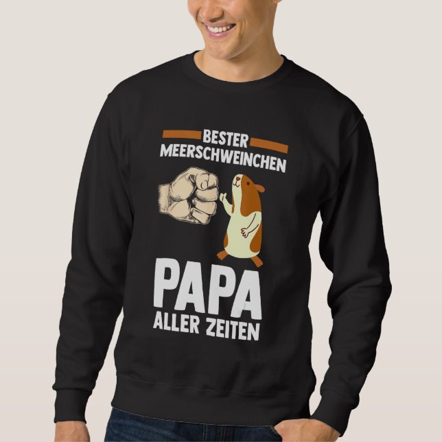Mens Rodent Guinea Pig Father Dad Guinea Pig Sweatshirt (Vorderseite)
