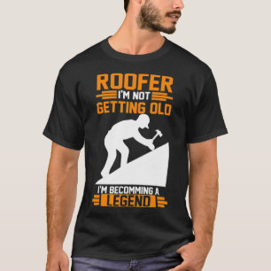 Mens Roofer Handwerker Geschenk T-Shirt