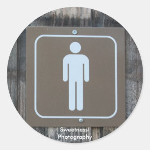 Mens Room Sticker