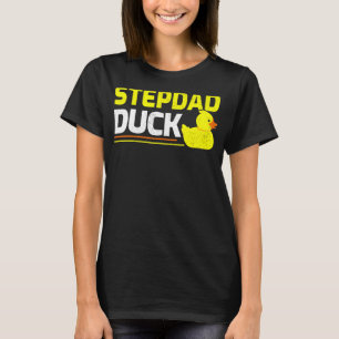 Mens Rubber Duckling Duck Stepdad Duck Father T-Shirt