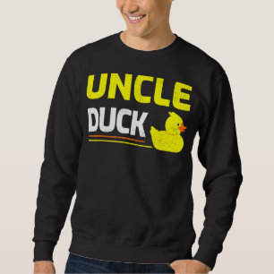 Mens Rubber Duckling Duck Uncle Duck Father's Da Sweatshirt