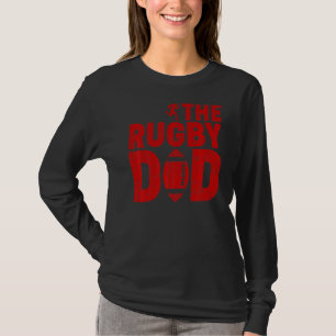 Mens Rugby Vater Rugby Der Rugby Vater Vatertag T-Shirt