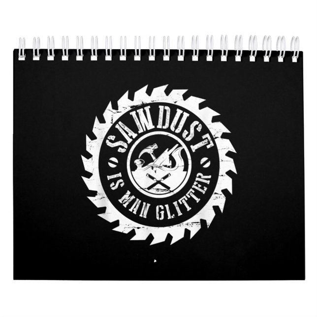 Mens Sawdust ist ein menschlicher Glitzer Holzwerk Kalender (Titelbild)