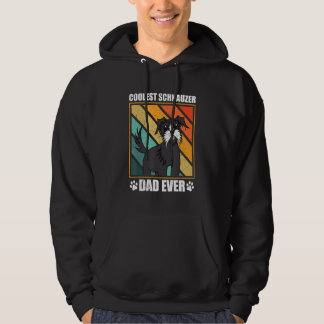 Mens Schnauzer Dad Dog Owner Schnauzer 2 Hoodie