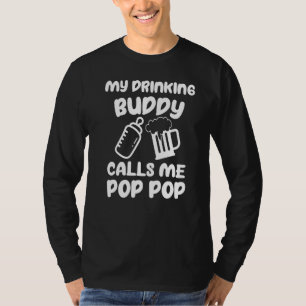 Mens Schwangerschaft Ankündigung Neuer Pop Pop mei T-Shirt