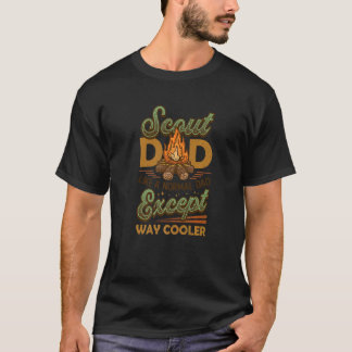 Mens scout Vater wie ein normaler Vater, außer vie T-Shirt