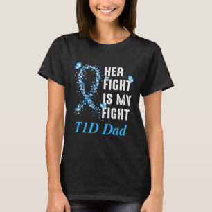 Mens Sein Kampf Ist Mein Kampf T1d Vater Typ-1-Dia T-Shirt