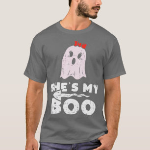 Mens Sha mein Boo Niedlich Matching Couple Hallowe T-Shirt