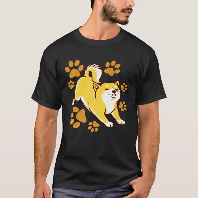 Mens Shiba Inu Dog für Haustiere Eigentümer T-Shirt (Vorderseite)