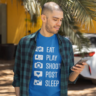 Mens Shirt für Social Media Gamer