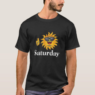 Men's Shirt Samstag Emoji Sun