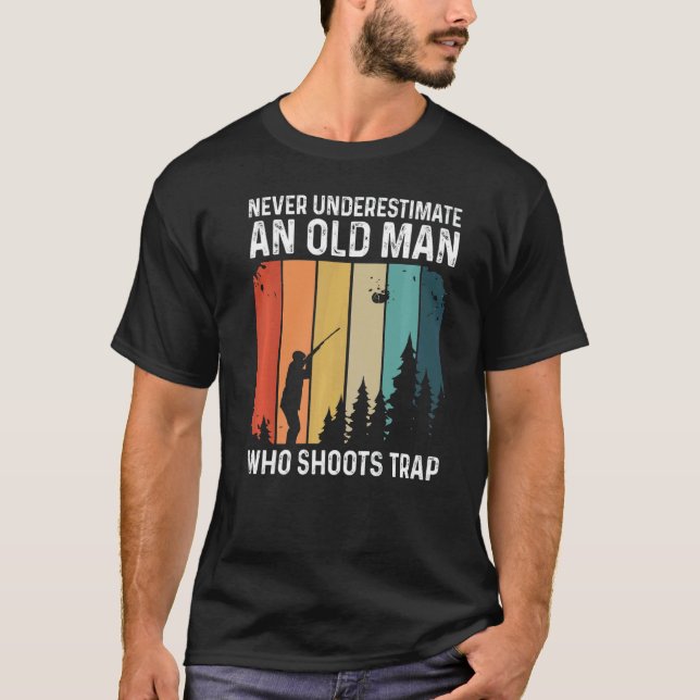 Mens Shooting Sport Zitat für eine Tontaube Shoote T-Shirt (Vorderseite)