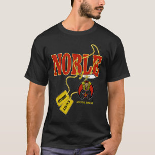 Mens Shriner Noble AEAONMS 1893 Hunde Tag Masons T T-Shirt