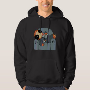 Mens Sloth Relax auf Sofa Erholung Hoodie
