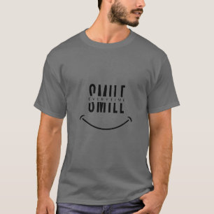 Mens Smile Logo T - Shirt - Sauberes und stilvolle