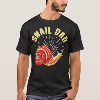 Mens Snail Funny Snail Vater Joke Snail Lover T-Shirt