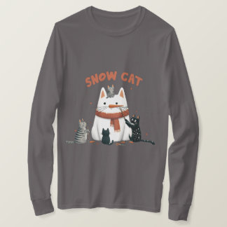 Mens Snow Cat T-Shirt