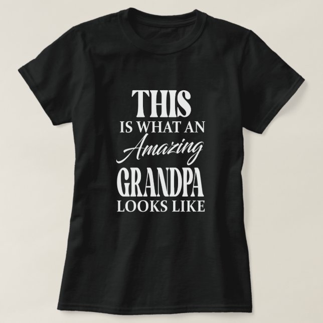 Mens So sieht eine Phantastische Großmutter aus T-Shirt (Design vorne)