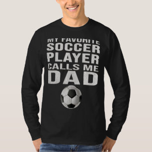 Mens Soccer Mein Lieblingsfußballspieler nennt mic T-Shirt