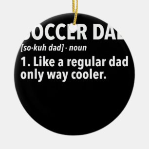 Mens Soccer Pater Soccer Vater Definition Keramik Ornament
