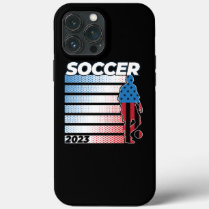 Mens Soccer Patriotic USA 2023 Case-Mate iPhone Hülle