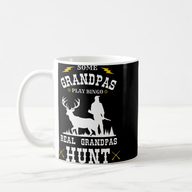 Mens some Grandpas Play Bingo Real Grandpas Hunt h Kaffeetasse (Links)