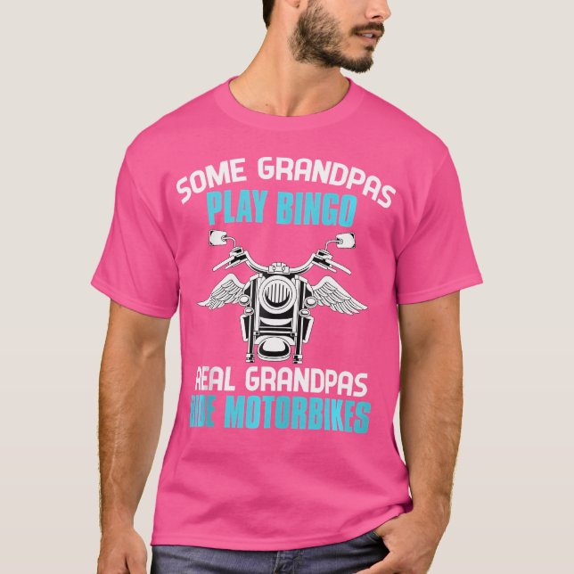 Mens some Grandpas Play Bingo Real Grandpas Ristor T-Shirt (Vorderseite)