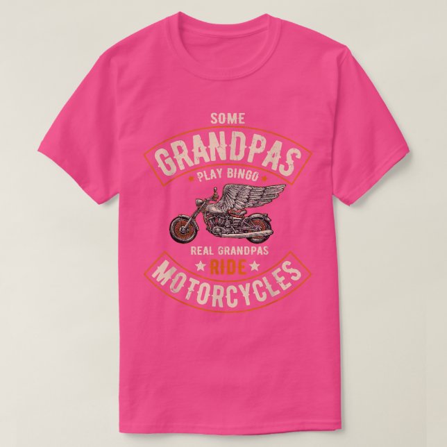 Mens some Grandpas Play Bingo Real Grandpas Ristor T-Shirt (Design vorne)