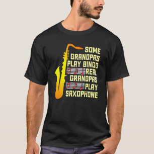 Mens some Grandpas Play Bingo Real T-Shirt