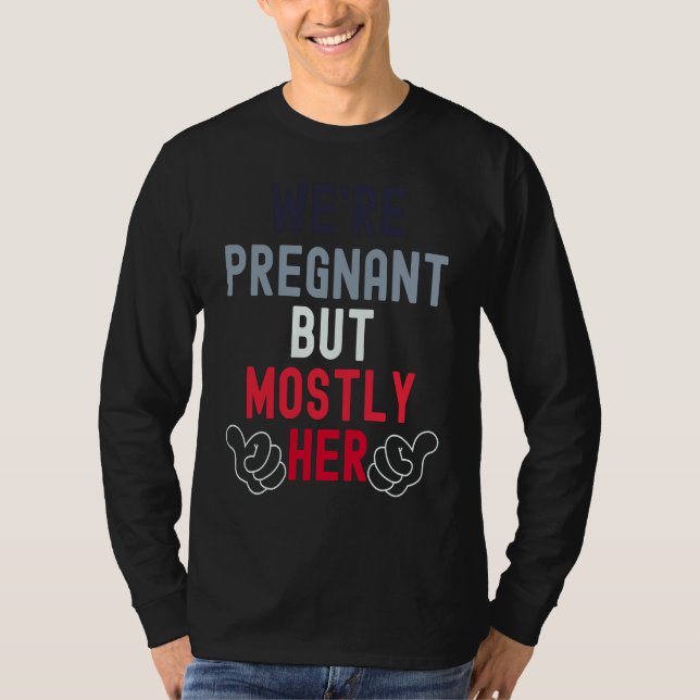 Mens Soon To Be Daddy New Dad Pregnancy First Time T-Shirt (Vorderseite)