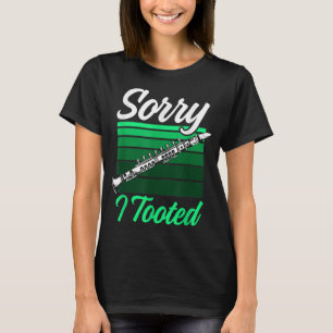 Mens Sorry, ich Toooot Funny Clarinet Player Music T-Shirt