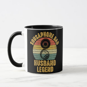 Mens Sousaphone Player Funny Husband Vater Vaterin Tasse