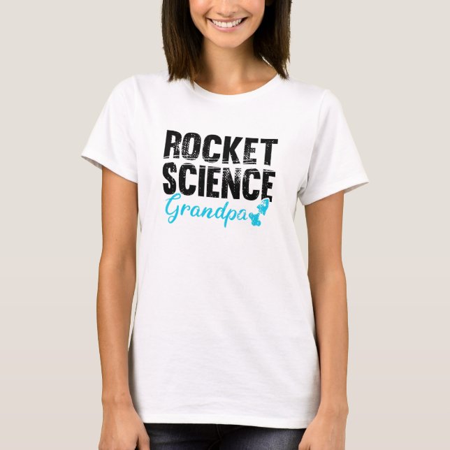 Mens Space Engineering Aerospace Großpa Rocket Sc T-Shirt (Vorderseite)
